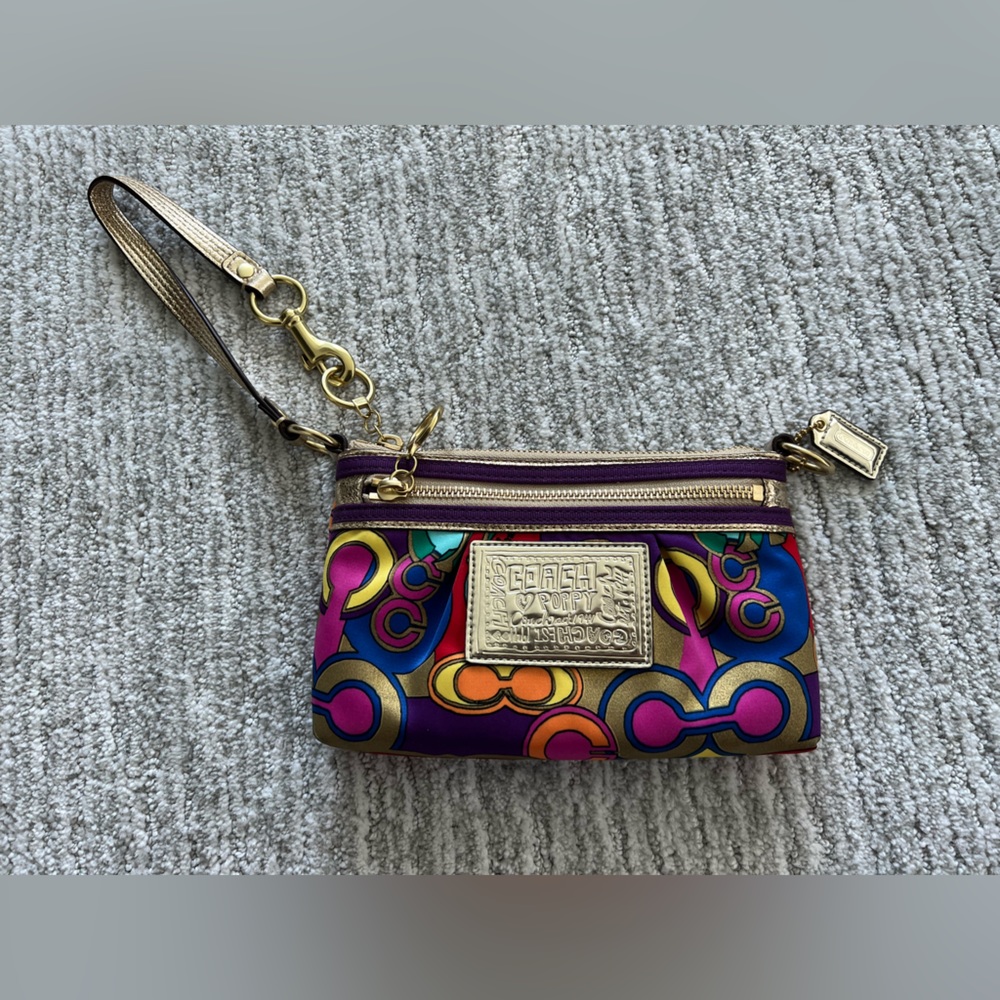 Vintage Coach Wristlet
